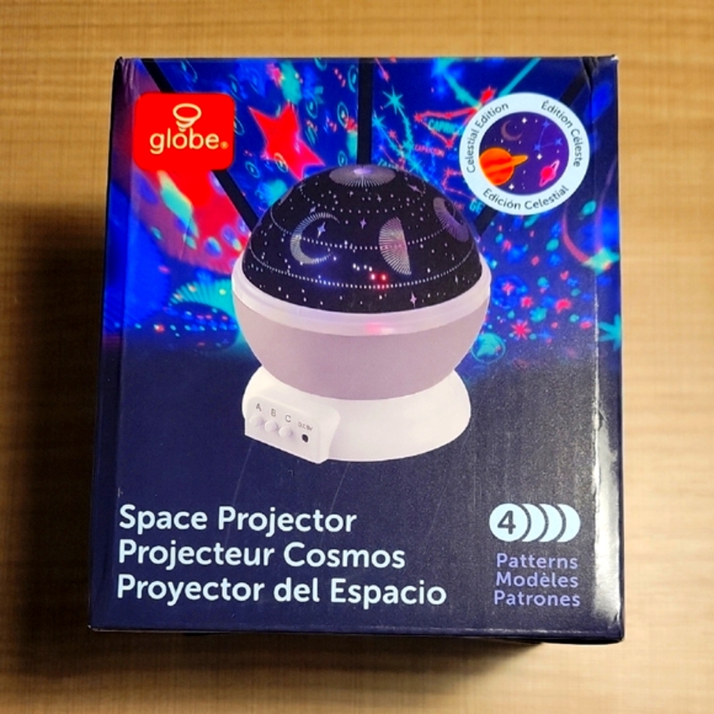 Globe Space Projector with Celestial Patterns